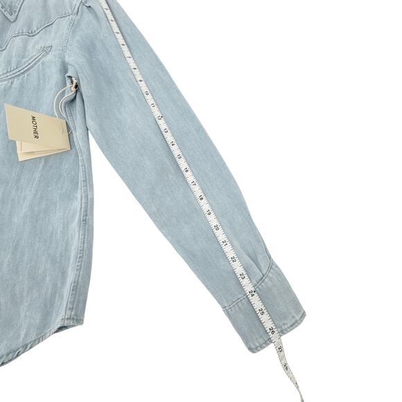 MOTHER The Ex Rodeo Shirt in Birds and Bees S - Picture 12 of 12